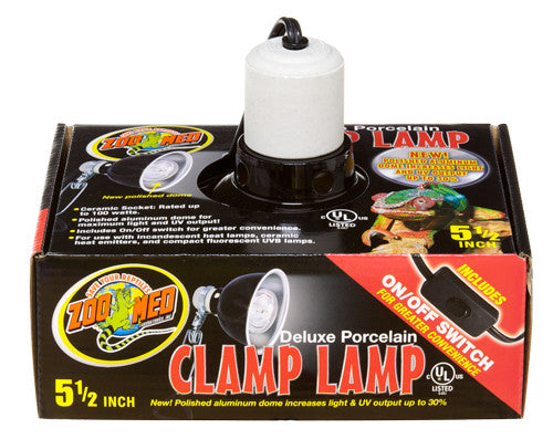 Deluxe Porcelain Clamp Lamp