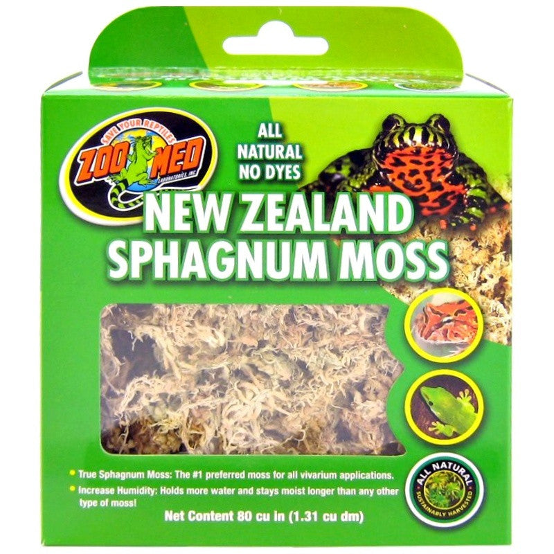 ZOO MED New Zealand Sphagnum Moss Reptile Substrate, 80-in 