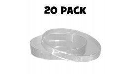 Plastic Lab Petri Dishes 100 x 15mm (20 Packs)