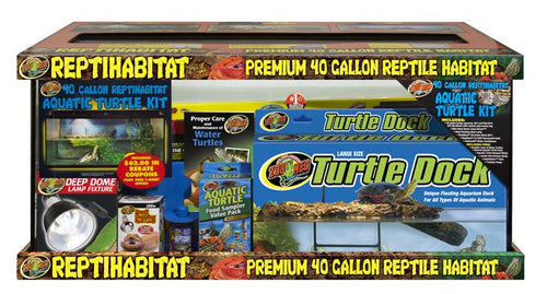 ReptiHabitat Aquatic Turtle Kit 40 Gallon